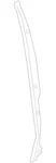Genuine Gm Front Passenger Side Door Auxiliary Weatherstrip 84551910. Fixed Price $22.62.