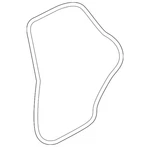 Genuine Audi Door Weather-strip 8U0-839-911-B. Fixed Price $175.93.