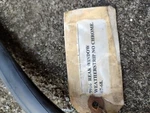 1967-1968 Chevrolet Truck Rear Seal. Large Window, No Chrome. Fixed Price $25.00.