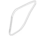 Genuine Nissan Surround Weather-strip 76924-6LE0A. Fixed Price $66.27.
