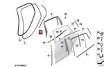New Bmw X6 G06 Right C-pillar Gap Seal 51769451488 Original No Duty To. Fixed Price $56.93.