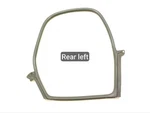 Door Seal Porsche Taycan 4S 2022 Left Rear 9J1833721A. Fixed Price $86.98.