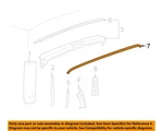 Gm Oem Exterior-rear-weatherstrip Seal 22825853. Fixed Price $48.30.