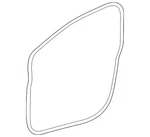 Genuine Mercedes-benz Weather-strip On Body 297-697-01-00-9G44. Fixed Price $132.30.