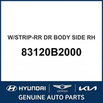 2014-2019 Kia Soul W/strip-rear Dr Body Side Oem New 83120B2000. Fixed Price $148.29.