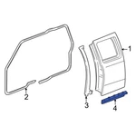 Ford Ranger 1998-2011 8L5Z1320708A Rear Right Inner Door Seal. Fixed Price $159.71.