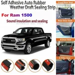Door Rubber Seal Strip Weather Draft Wind Noise Reduction Trim Kit For Ram 1500. Fixed Price $59.98.
