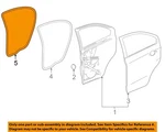 Gm Oem 12-20 Sonic Rear Door Components-w'strip Body 95190191. Fixed Price $96.50.