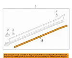 Gm Oem 18-23 Terrain Pillars, Rocker Floor Exterior Trim-weatherstrip 84160201. Fixed Price $50.93.