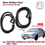 Door Rubber Seal Front Lh+rh Fits Toyota Corolla AE110 AE111 4D Sed 1995-02. Fixed Price $98.97.