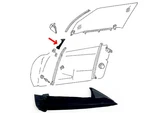 Seal Window Run Guide Front Right For Mercedes R129. Fixed Price $69.51.
