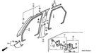 Genuine Honda Seal Rear Door Opening *NH89L* (palmy Gray) 72855-SM5-013ZB. Fixed Price $41.94.