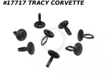 1956-1967 Corvette Door Weatherstrip Clip Set 4653672 Push In Steel 8 Pieces. Fixed Price $24.00.