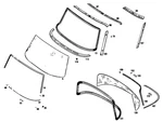 Genuine Mercedes-benz Shielding Strip 108-678-00-40. Fixed Price $156.21.
