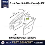 Genuine Front Door Side Weatherstrip Set For Hyundai Elantra. Fixed Price $109.00.