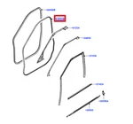 Genuine Range Rover Evoque 2019 Primary Front & Rear Door Seal LR163131. Fixed Price $77.17.