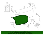 New Genuine Nissan Weatherstrip-trunk Lid 84830ET00A / 84830-ET00A Oem. Fixed Price $66.01.