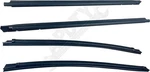 Apdty 162228 Rubber Weatherstrip Dew Wipe Sweep Door To Glass Outer Seal Set. Fixed Price $41.78.