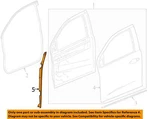 Gm Oem 15-22 Canyon,colorado Door Components-front W'strip 23317070. Fixed Price $57.23.