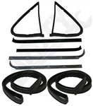 Apdty 155086 Door Window /vent Dew Wipe Rubber Weatherstrip Set (8-PIECE). Fixed Price $134.85.