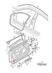 Genuine Audi E-tron Gt F83 Outer Door Seal Self-adhesive 4J3837911. Fixed Price $73.16.