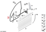 Genuine Bmw M6 F06 640DX 640IX Door Sealing Front Left 51337328767. Fixed Price $176.64.