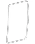 Genuine Mercedes-benz Body Weather-strip 463-741-07-00. Fixed Price $408.21.