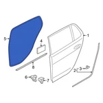 For Volkswagen Gti 2015-2021 5G4867911A Front Left Inner Door Seal. Fixed Price $275.88.