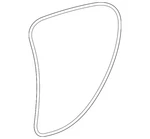 Genuine Jaguar Door Weather-strip T4N37148. Fixed Price $138.60.