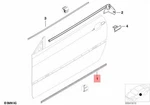 Genuine Bmw M3 E46 316CI Gasket Between Door And Entrance Front 51328194721. Fixed Price $37.94.