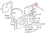 New Audi Q7 Front Right Inner Door Window Aperture Seal 4M0837480 No Duty. Fixed Price $55.78.