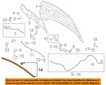 Ford Oem 13-19 Escape Hood Components-front W'strip GJ5Z16B990B. Fixed Price $104.27.