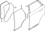 Genuine Land-rover 2023-2023 Range Sport Weather-strip On Body LR168775. Fixed Price $134.99.