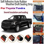Door Rubber Seal Strips Weather Draft Wind Noise Reduction Kit For Toyota Tundra. Fixed Price $59.98.