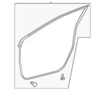 Genuine Toyota Door Weather-strip 67861-02260. Fixed Price $81.49.