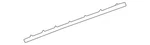 Genuine Mercedes-benz Lower Weather-strip 166-698-01-62. Fixed Price $76.00.