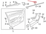 New Volkswagen Arteon 3H7 Front Right Door Rubber Seal 3G8837480F No Duties. Fixed Price $107.23.
