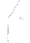 Genuine Lexus Side Weather-strip 67897-76020. Fixed Price $56.58.