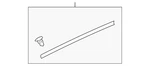 Genuine Mazda Door Seal C235-72-83XC. Fixed Price $31.19.