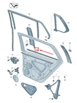 Vw Golf Vii MK7 Rear Left Outer Window Aperture Seal 5G9839475VNH No Duty. Fixed Price $130.93.