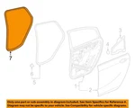 Gm Oem 18-20 Regal Sportback Rear Door Components-w'strip Body 13463941. Fixed Price $39.70.