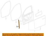 Gm Oem 18-20 Regal Sportback Door Components-front W'strip 39134622. Fixed Price $41.93.