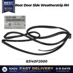 Genuine Rear Door Side Weatherstrip 83140F2000 For Hyundai Elantra. Fixed Price $69.00.