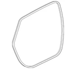 Genuine Audi Weather-strip On Body 4M8-833-708-G. Fixed Price $216.34.