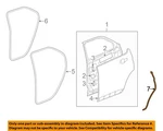 Gm Oem 10-17 Equinox Door Components-rear W'strip 20998459. Fixed Price $134.00.