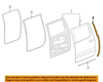Gm Oem 15-20 Escalade Esv Door Components-rear Seal 23455372. Fixed Price $86.04.