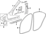 Genuine Mercedes-benz Edge Guard 254-697-02-00. Fixed Price $112.24.