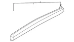 Genuine Nissan Ariya Passenger Right Rear Door Body Molding 82870-5MR5A. Fixed Price $306.34.