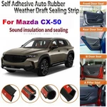Door Rubber Seal Strips Weather Draft Wind Noise Reduction Kit For Mazda CX-50. Fixed Price $57.66.