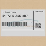 Genuine Bmw 51725A058B7 -. Fixed Price $77.48.